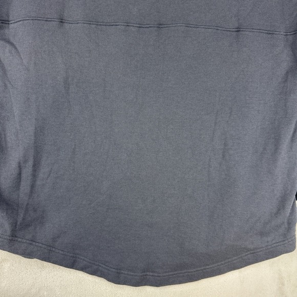 VS Pink Half‎ Zip Funnel Neck Sweatshirt Womens Large Gray Pullover Top Y2K - Picture 10 of 12